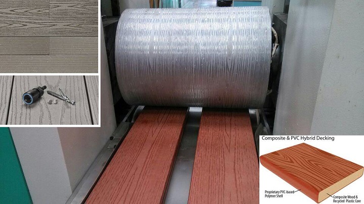 PVC Decking Embossing System